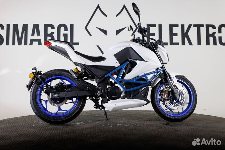 Электромотоцикл SE GTR (72v 80ah) белый
