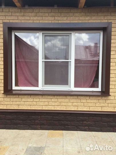 Балкон пластиковый с козырьком на верхний этаж