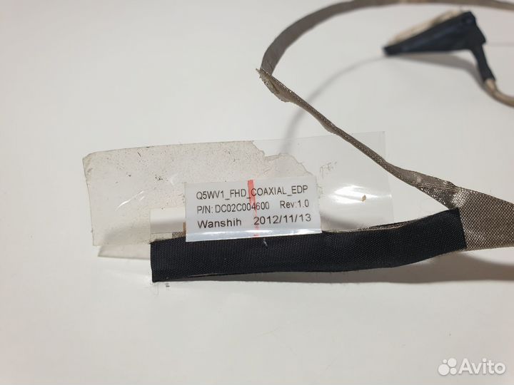 Шлейф матрицы Acer V3-571, V3-571G, 30 pin FullHD