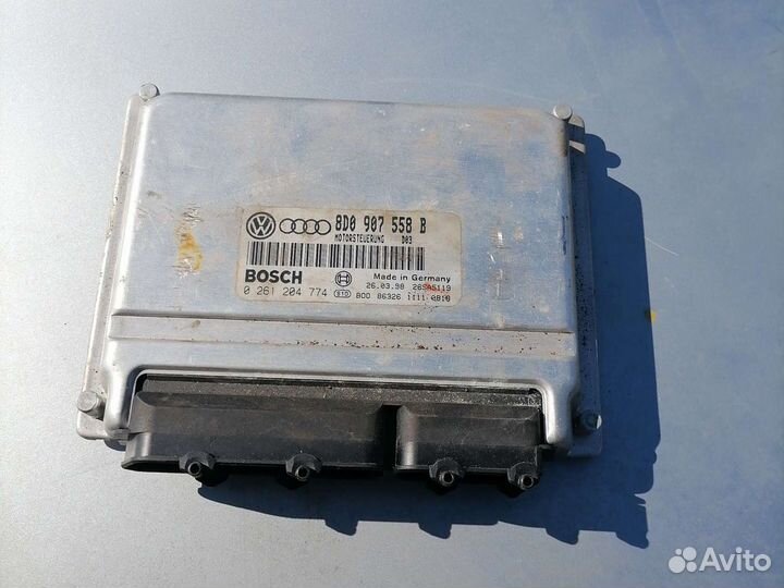 Блок управления двигателем ауди а4 б5 1,8 ADR