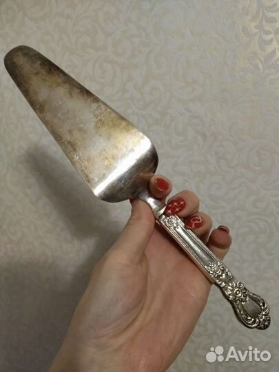 Лопатка для торта мельхиор