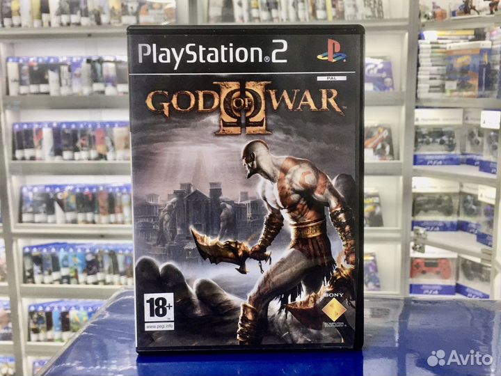 Диск для ps2 God of war 2