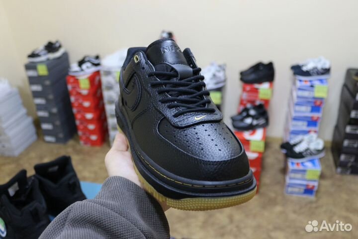Кроссовки Nike Air Force 1 Low Luxe Black Gum