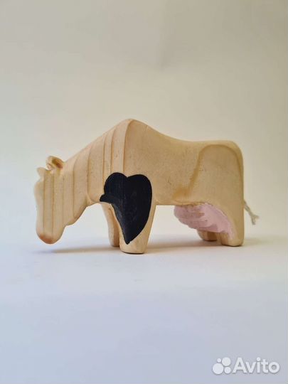 Деревянная игрушка Корова