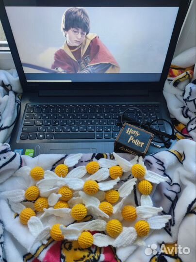 Брелок Золотой снитч,Гарри Поттер.Мандрагора,букля