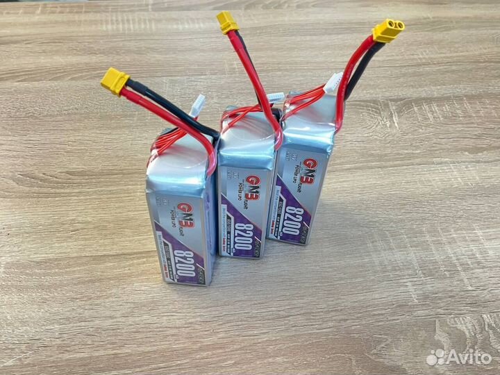 Аккумулятор для FPV дрона GNB 8200 mAh 6S 65С XT60