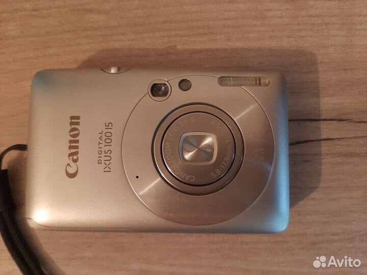 Компактный фотоаппарат canon ixus 100 is