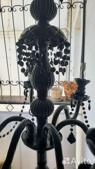 Люстра потолочная большая бу