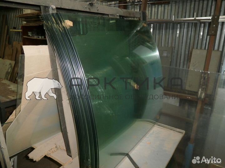 Фронтальное стекло для холодильных витрин б/у