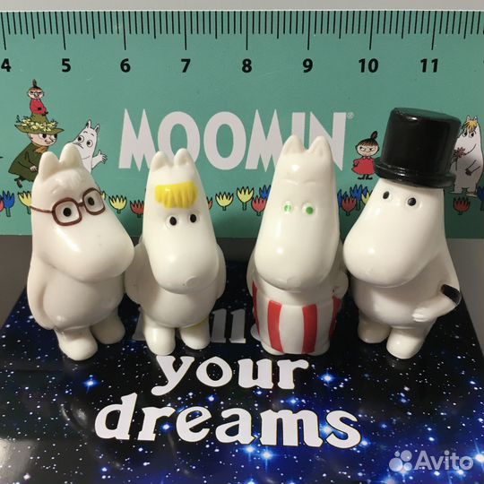 Фигурки из адвент календаря Муми Тролли, Moomin