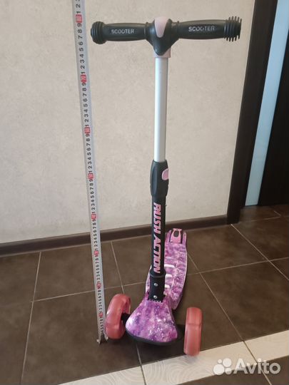 Самокат детский 3-х колесный складной
