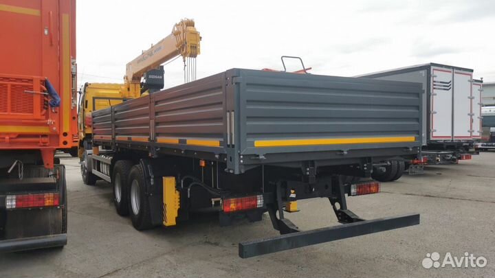 Бортовой грузовик FAW 3250 с КМУ Soosan, 2024