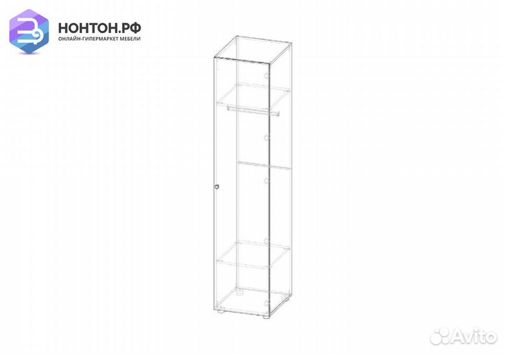 Пенал Мийа-3А ясень шимо светлый / фотопечать горо