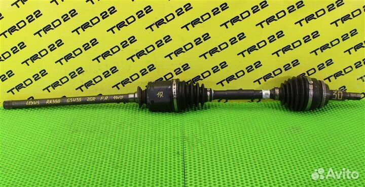 Привод передний правый Lexus Rx350 GSU35 2GR-FE