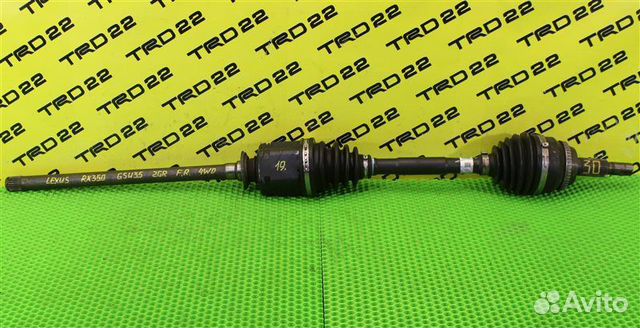 Привод передний правый Lexus Rx350 GSU35 2GR-FE