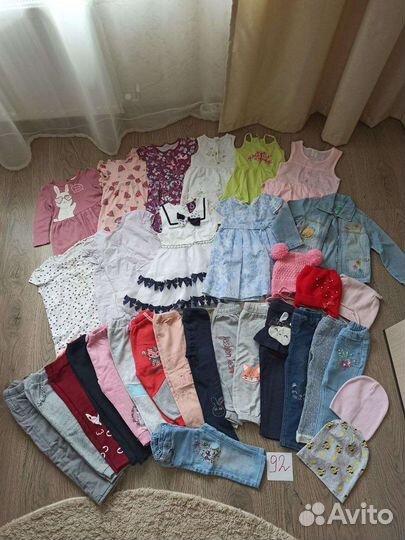 Вещи для девочки 86-92-98-104