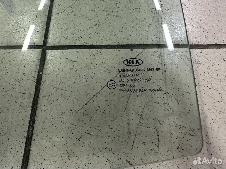 Стекло заднее левое Киа Сид Kia Ceed 2007