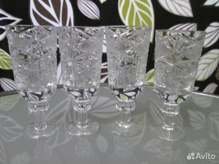 Хрустальные стопки СССР