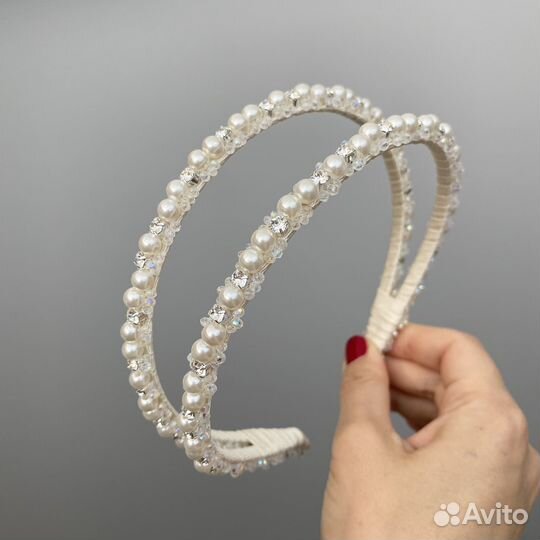 Ободок для волос ручной работы