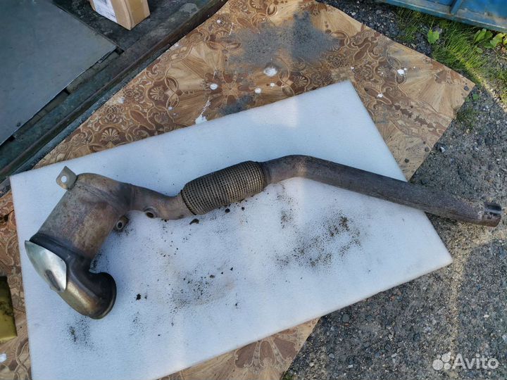 Глушитель skoda octavia a7 1.8 под передний привод