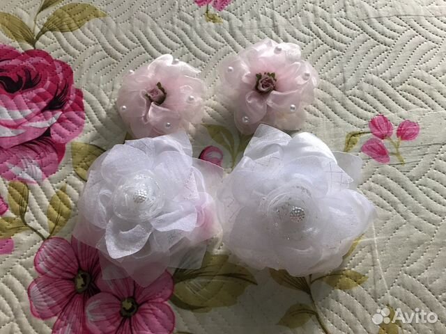 Банты для волос школьные на резинках