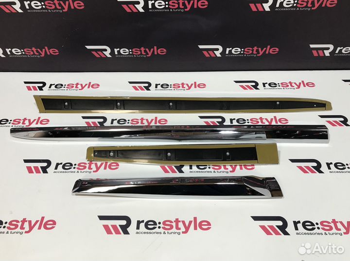 Молдинги Toyota Land Cruiser Prado 150 с18г Хром