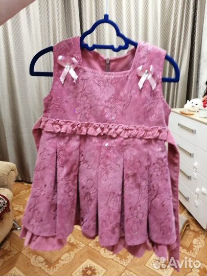 Платье для девочки 92