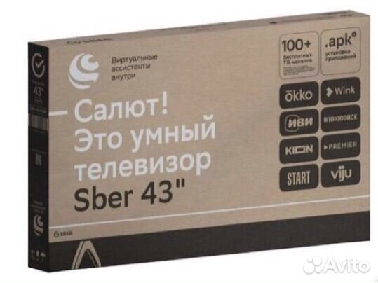 Телевизор Sber SDX-43U4123B