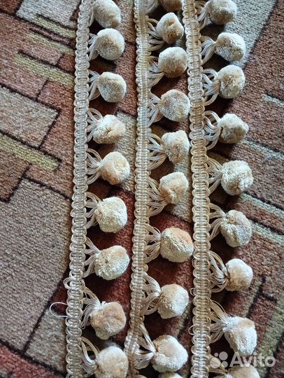 Декоративная тесьма 3м,80см.Шир.5см