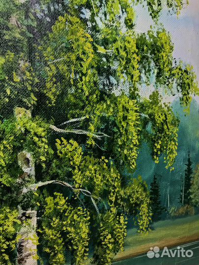 Картина «Летний лес»