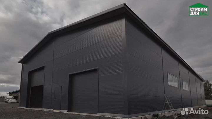 Быстровозводимые ангары из сэндвич панелей