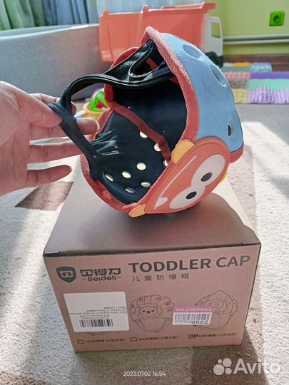 Мягкая шапка-шлем для защиты головы