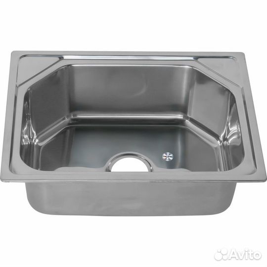 Мойка 6045 melana 0,8/210 врезная прямоугольная с