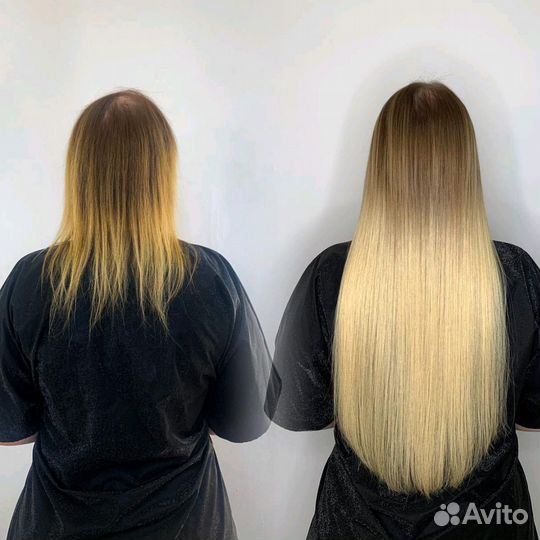 Безопасное ультразвуковое наращивание волос