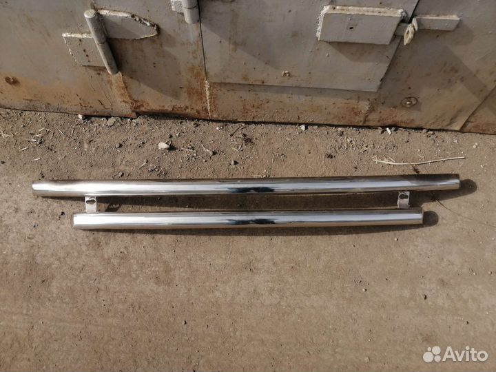 Защита переднего и заднего бампера touareg