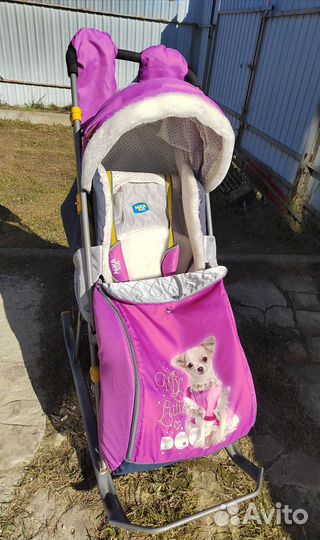 Санки коляска ника