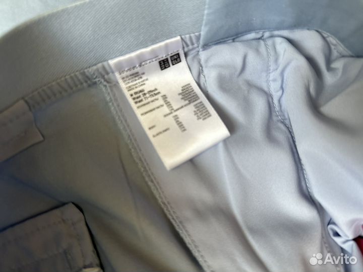 Uniqlo брюки М голубые