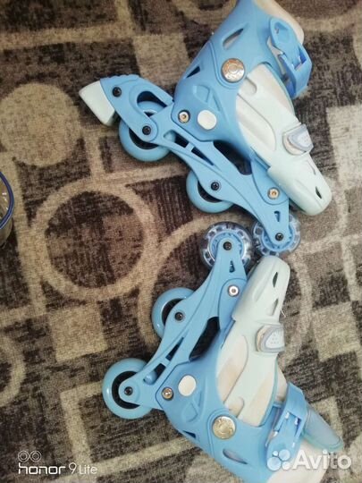 Роликовые коньки детские раздвижные