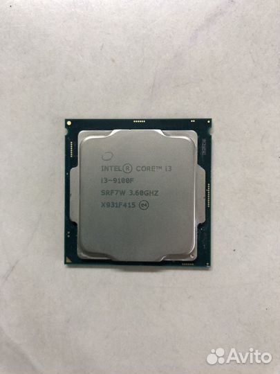 Процессор Intel i3 9100f socket 1151V2 4.2 Ггц