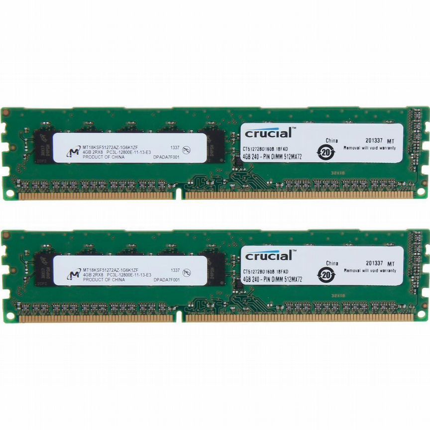 [CT2KIT51272BD160B] Оперативная Память Crucial 8gb Ct2kit51272bd160b