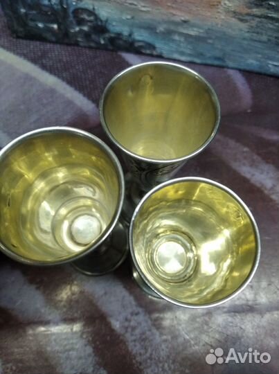 Рюмка серебро 84