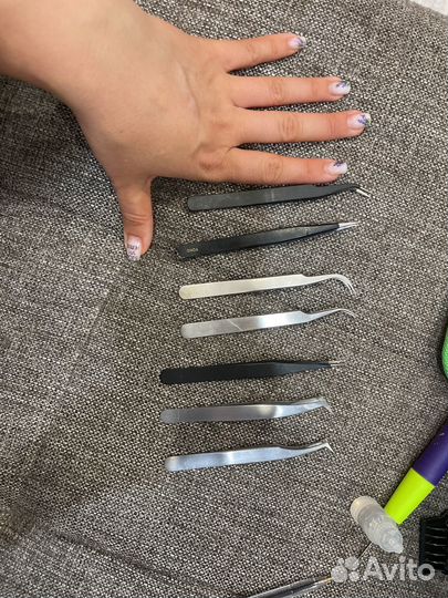 Пинцеты для наращивание ресниц