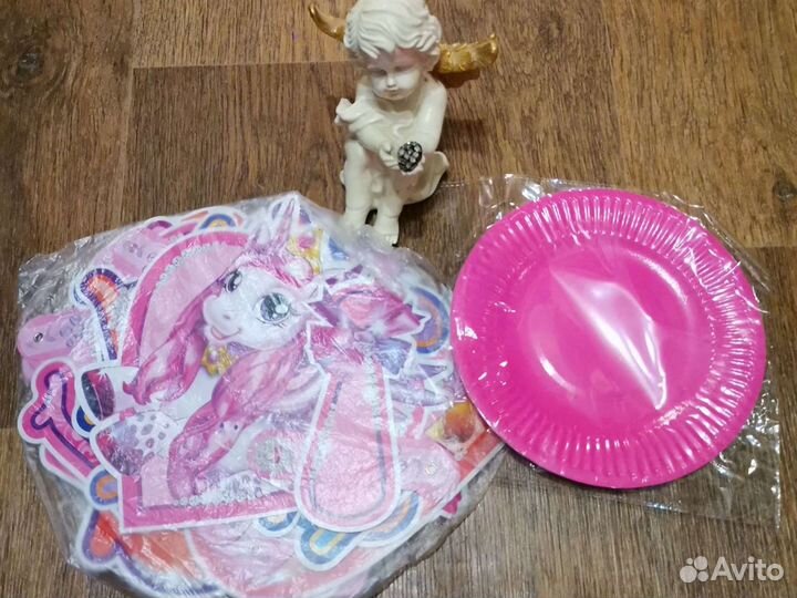 Свечи, стаканы, растяжка, шары