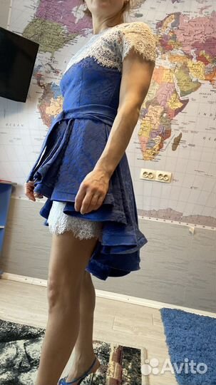 Платье золотой песок 42