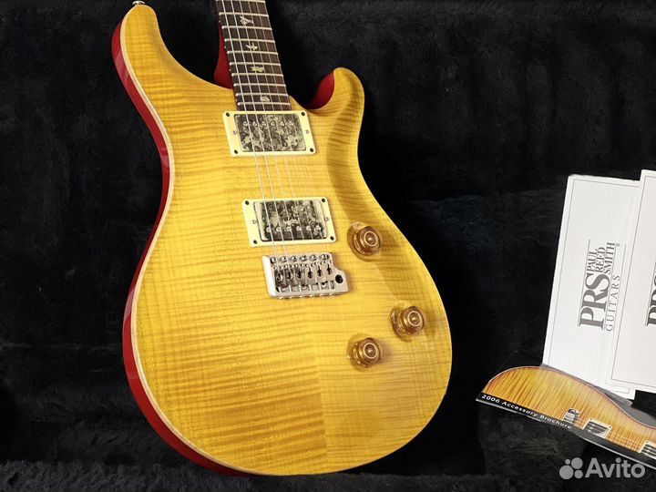 2006 USA PRS Custom 24 TOP 10 Vintage Yellow BKP