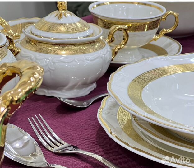 Сервиз Чехия чайно столовый