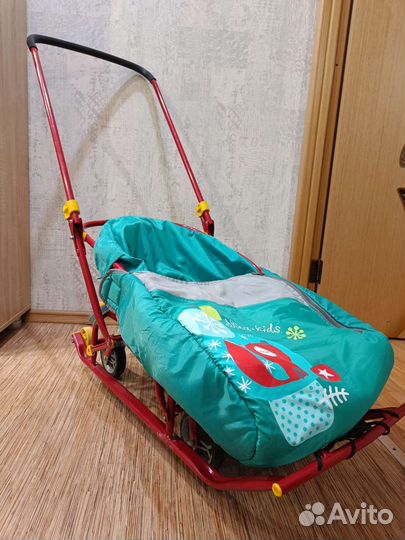 Санки с колесами