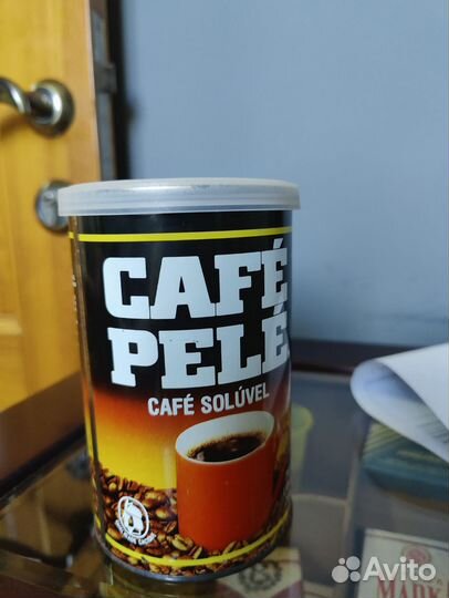 Новая банка Кофе cafe pele 1992 года