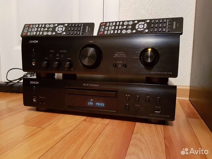 Black усилитель Denon pma-720ae