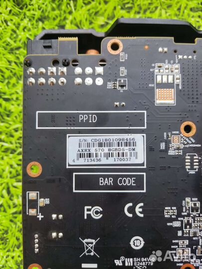 Видеокарта rx570 8gb Powercolor dvi/hdmi